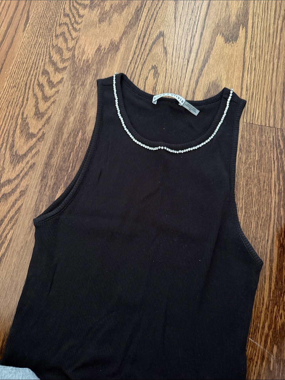 Alice + Olivia Crystal Tank Top